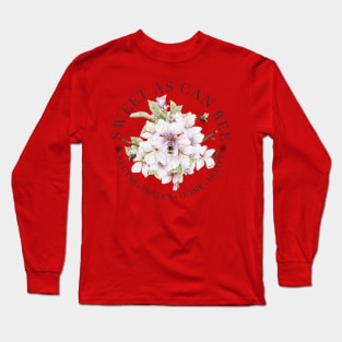 Sweet As Can Be with Cherry Tree Blossoms Long Sleeve T-Shirt